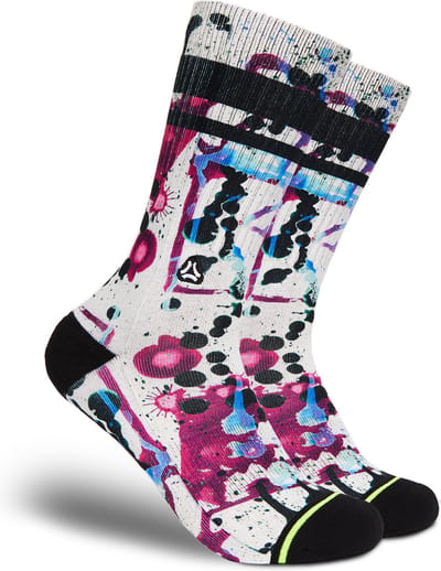 FLINCK Sportsokken - Luminol Glow - Maat 39-41 - Unisex - Heren Sokken - Dames Sokken - Naadloze sokken - Crossfit Sokken - Hardloop Sokken - Fitness Sokken - Fietssokken