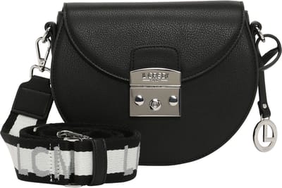L.CREDI Filippa schoudertas 20 cm - Dames - schwarz-grau