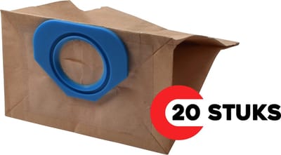 Geschikt voor ALTO. voordeelpak 2 x 10 stuks. Stofzuigerzakken 816200 voor GA70, GM80, GS80, GS90, GM90, GST, Papier. COVAKO Merk