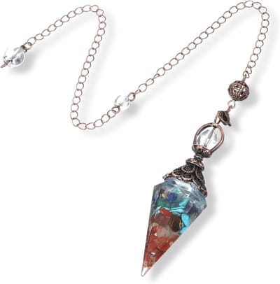 Edelsteen pendulum hanger van natuurlijke kristallen, zeshoekige slinger voor Reiki-genezing, waarzeggerij en antistress ornamenten
