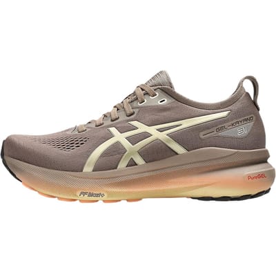 ASICS Gel Kayano 31 Luxe Dames Sneakers Bruin Taupe-Grijs 1012B821-020 37 gray
