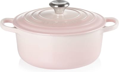 Le Creuset Signature Braadpan Shell Pink 24cm