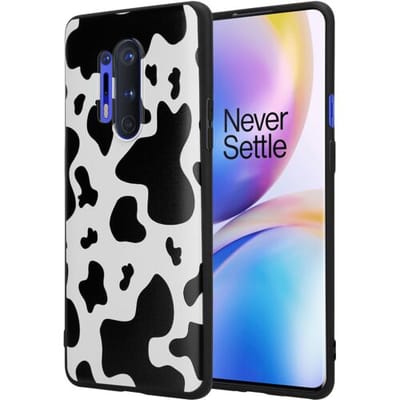 ShieldCase Holy Cow Hoesje geschikt voor OnePlus 8 Pro hoesje - TPU hoesje - Kwalitatieve backcover - Koe patroon - Koeienprint