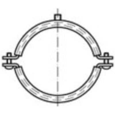 TOOLCRAFT 137790 Buisbeugel Schroefbuisklemmen 23 mm Galvanisch verzinkt staal 100 stuk(s)