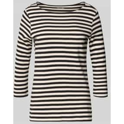 Shirt met 3/4-mouwen en ronde hals