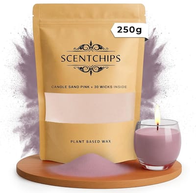 Scentchips Kaarsenzand - Zand voor Kaarsen - Kaarsen Decoratie - Kaarsen Vulling - Kaarsen Accessoires 250 gram