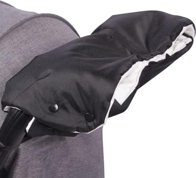 Kinderwagen Handwarmers - Mouw voor kinderwagen - Handen warm houden - Waterdicht en winddicht - Universele pasvorm - Zwart