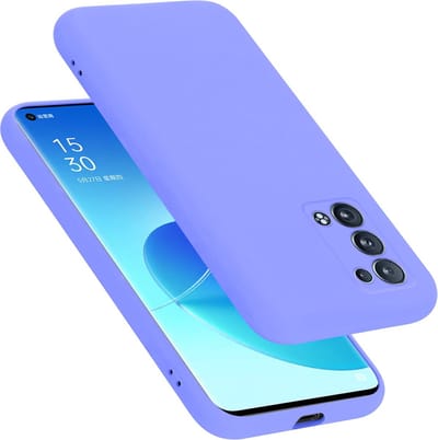 Cadorabo Hoesje geschikt voor Oppo Reno6 PRO 5G in LIQUID LICHT PAARS - Beschermhoes gemaakt van flexibel TPU silicone Case Cover