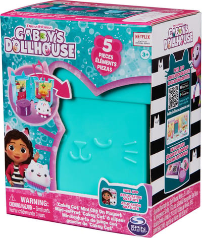Gabby’s Poppenhuis - speelset met clip met speelgoedfiguur en poppenhuisaccessoires - stijlen kunnen verschillen