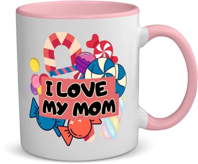 Akyol - mama cadeau koffiemok - theemok - roze - Mama - moeder - met opdruk - mama - verjaardag - moederdag - mama cadeautjes - moederdag cadeau - verjaardag - liefste mama - leuk kado om te geven - 350 ML inhoud