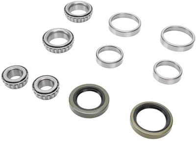 Wielnaaf Lager Set - Aanhanger Lagers - Aanhanger Onderhoud - Slijtvast en Oxidatiebestendig - 1-1/16 inch As - Zilver