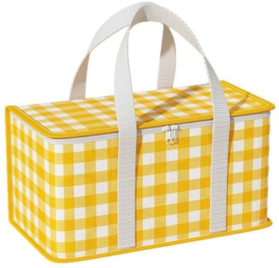 Tas-Picknicktas-Geïsoleerde Koeltas - 24L Grote Capaciteit - Koeltasje voor Picknick, Strand en Camping - Verstelbare Schouderriem - Opvouwbare Lunchtas voor Boodschappen en Reizen