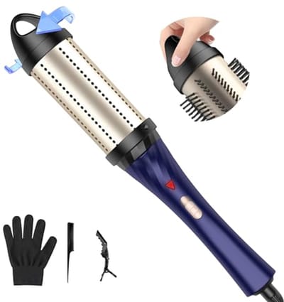 Professionele 3-in-1 Thermische Ronde Borstel voor Krullen en Styling
