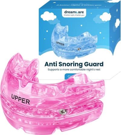 DreamCare Anti Snurk Beugel Core - Snurkbeugel - Anti Snurk - Verstelbaar - Snurkbeugels - Anti Snurk Producten - Knarsbitje - Roze