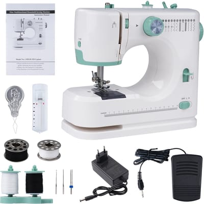 Creatorally Naaimachine met Voetpedaal - Elektrische Naaimachine Voor beginners - Veelzijdige Huishoudelijke Naaimachine - Geschikt voor Quilten en Kleding
