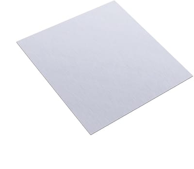 Zink Plaat Metaalfolie - Lab Metaal - Experimentele Situaties - Hoge Zuiverheid - 100x100x0.5mm - Zilverkleurig