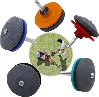 Vijfdelige Grondmaaier Mes Slijper Set voor Universele Slijpmolen, Tuin Gereedschap, Mes Balancer en Slijpmolen voor Rotatie Grasmaaiers