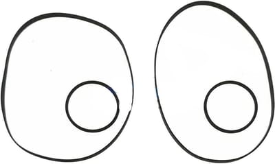 Rubberen Riem Cassettedeck - Cassettedeck Riemen Set - Audio Herstellen - Hoge Kwaliteit Rubber - 4 Stuks Set - Zwart