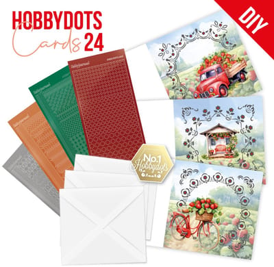 Dot and Do Cards 24 - Berries Beauties - Strawberries