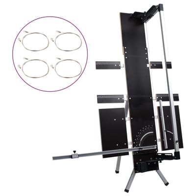 vidaXL - Schuimsnijder - met - aluminium - poten - 200 - W