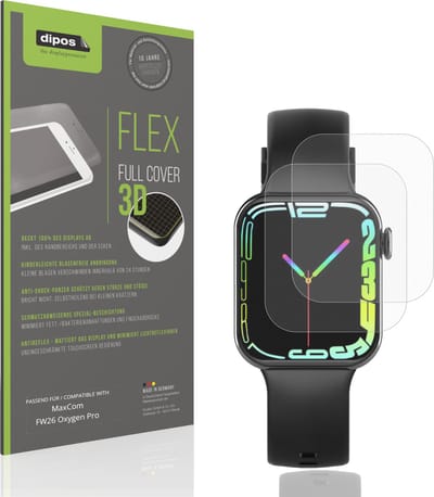 dipos FLEX – 2x Matte Screenprotector geschikt voor MaxCom FW26 Oxygen Pro | Volledige Schermbescherming | Case-Friendly