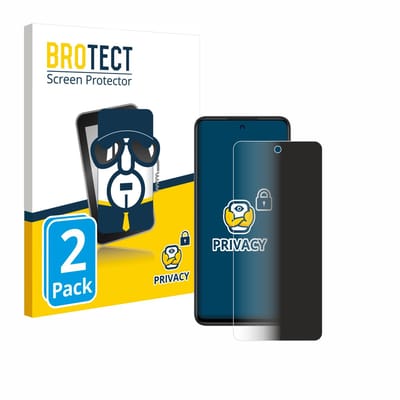 BROTECT - privacy screenprotector voor ZTE Blade A75 5G - Folie Beschermfolie Blauwlichtfilter 2 Stuks
