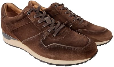 Greve - 7243.35 - Lage sneakersVrije tijdsschoenenHeren sneakers - Kleur: Bruin - Maat: 41