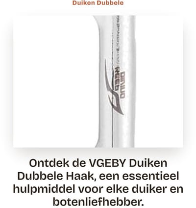 Dailygoods- Haak Dubbele Eind Bout - RVS Karabijnhaak - Duikaccessoires - Maritiem Gebruik - Veiligheidspas - Roestvrij Staal 316