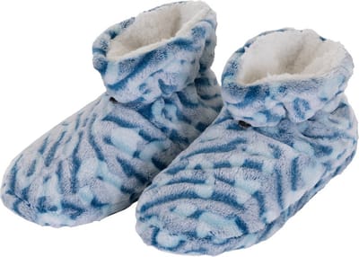 Rebelle Sloffen - Wild Dream - Blauw - Fleece - Maat 38/39