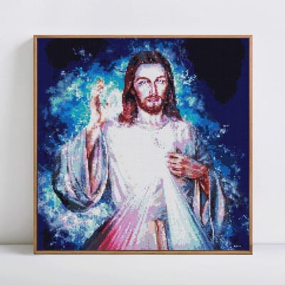 Diamantborduurwerkpictogrammen Huisdecoratie 5d Diamantmozaïek Kruissteek Diamantschilderij met ronde 30x30