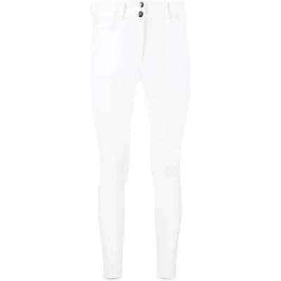 Kentucky Horsewear - Rijbroek Miami - Dames - Full Grip - 4 Way Stretch - Wit - Maat 36 - Slim Fit & Ademend