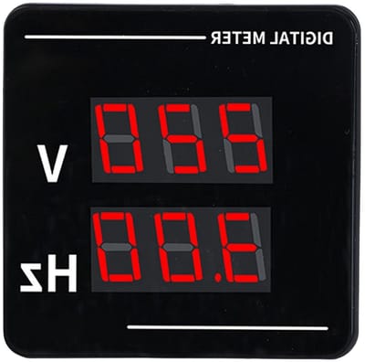 Digitale Voltmeter - Frequentietester - Spanning Meten - Hoge Nauwkeurigheid - 72x72mm Paneel - Rood