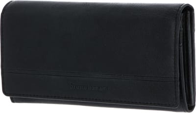 bruno banani Portemonnee Frankfurt Wallet with Flap Black Zwart