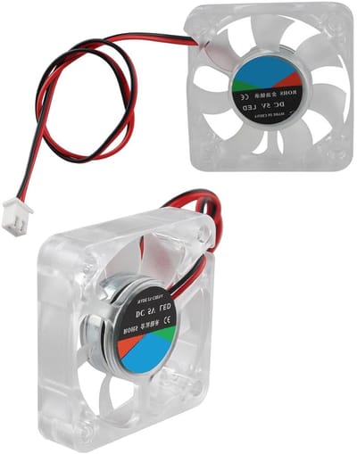 4 Stuks 3D Printer Koelventilator DC 5V 5010 Zacht Geluid 50x50x10mm Brushless Accessoires voor 3D Printers met 28cm Kabel