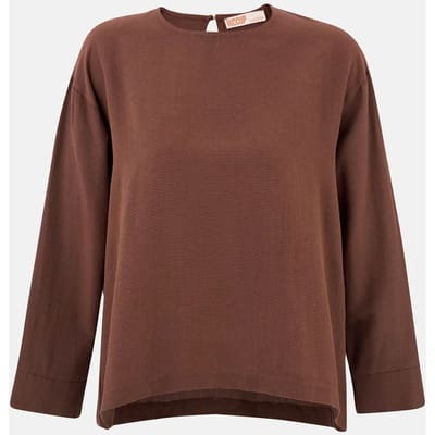 Linnenmix Chocoladebruine Top