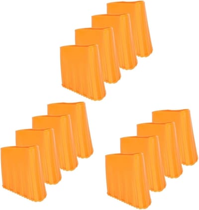 Ladder Voetbeschermers - Ladderkussens Ladderdoppen - Vloer Beschermen - Antislip Ontwerp - 5x4.5cm - Oranje