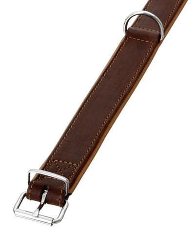 Karlie Riem - Rondo Halsband - onderlijn Bruin 47 cm lang en 27 mm breed