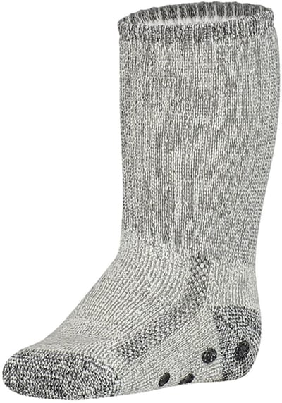 2-Pack Anti-Slip Huissokken met badstof voering voor Kids S3 - Unisex - Grijs - Maat 19-22