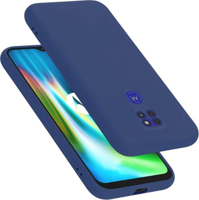 Cadorabo Hoesje geschikt voor Motorola MOTO G9 PLAY in LIQUID BLAUW - Beschermhoes gemaakt van flexibel TPU silicone Case Cover