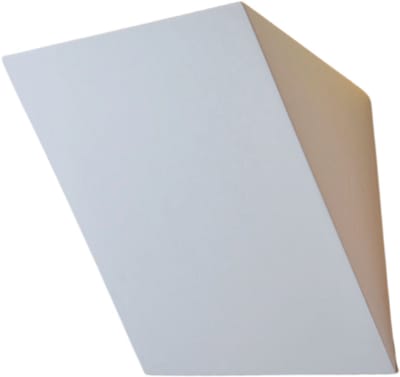 Kosilum - Norys - Wandlamp - Wit - Pleister en metaal
