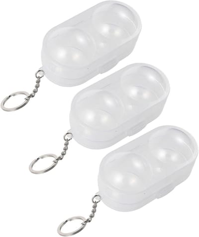 Tafeltennisbal Houder - Pingpong Ballen - Sport Organisatie - Antislip Basis - 3 Stuks - Transparant