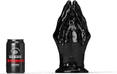 All Black Steroïd - Hail Mary - Dildo - 23 x 12 cm - zwart