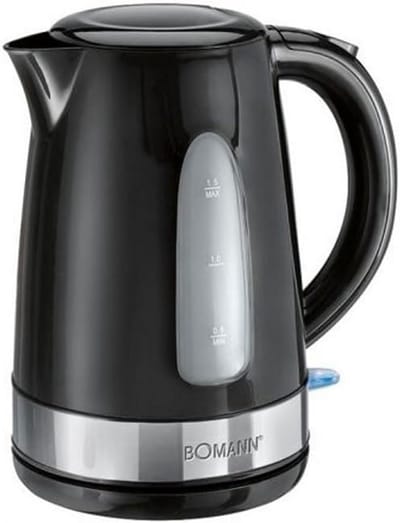 Snelle Waterkoker 1,5 Liter met Kalkfilter en 360 Graden Basis