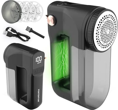 Elektrisch Pluisscheerapparaat met LED Licht, Digitaal Display en 3 Snelheden