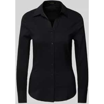 Overhemdblouse met labelstitching