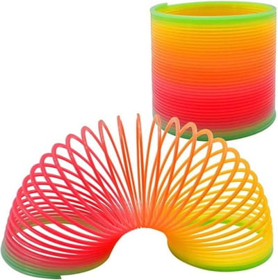 Premium Magic Spring / Trapveer Fidget | Traploper / Loopveer | Anti-Stress Speelgoed - Regenboog