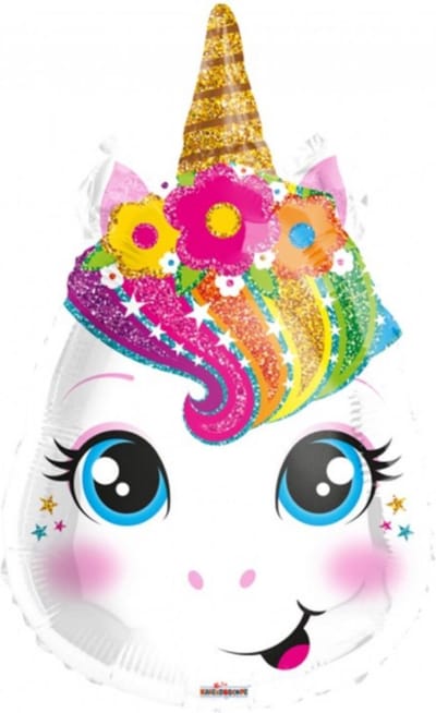 Folieballon - Unicorn - Eenhoorn - 46cm- Zonder vulling