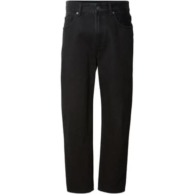 Urban Classics - Heavy Loose Jeans Broek rechte pijpen - Taille, 30 inch - Zwart