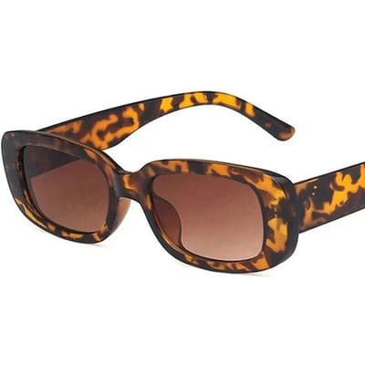 Mode Élégant Mode Lunettes de Soleil Intemporel Classique Vintage Rétro Rectangulaire Carré Lunettes Femmes Adultes Vintage Rétro Vintage Voyage 1PC
