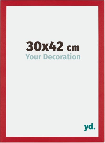 Your Decoration - Fotolijst 30x42 cm - MDF - Rood - Mura